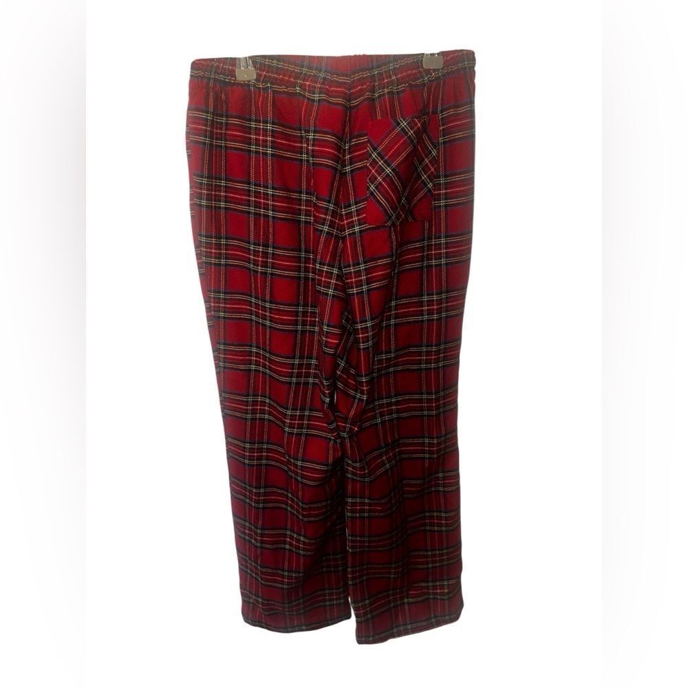Land’s End Red Plaid Pajama Pants. Kids M (10-12) - Picture 3 of 4